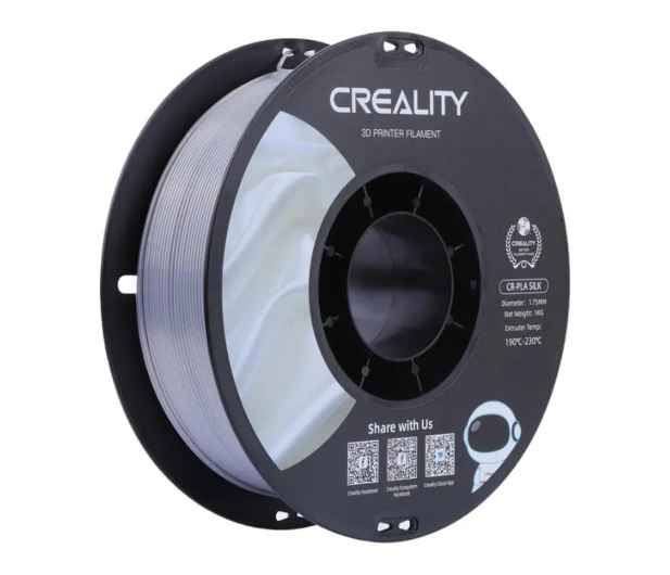 CREALITY Filament CR-Silk PLA  (Srebrny) - 1340707 - zdjęcie
